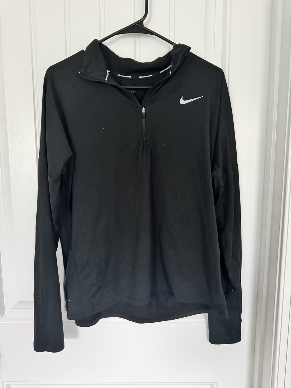 Nike Black Long-Sleeve Half-Zip Performance Top